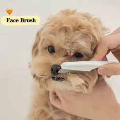 Furendo Haustierzubehör|Reinigungswerkzeuge Für Haustiere-Haustier-Pflegebürste – Gesichtsreinigungswerkzeug für Katzen und Hunde