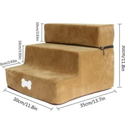 Furendo Haustierzubehör|Reinigungswerkzeuge Für Haustiere-Haustier-Rampenkissen - Weiche Haustier-Stützmatte