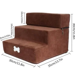 Furendo Haustierzubehör|Reinigungswerkzeuge Für Haustiere-Haustier-Rampenkissen - Weiche Haustier-Stützmatte