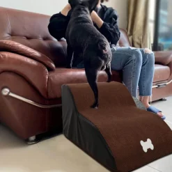 Furendo Haustierzubehör|Reinigungswerkzeuge Für Haustiere-Haustier-Rampenkissen - Weiche Haustier-Stützmatte