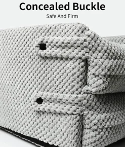 Furendo Haustierzubehör|Reinigungswerkzeuge Für Haustiere-Haustiersichere Armlehnenhalterung fürs Auto – Reisehalter für Hunde und Katzen