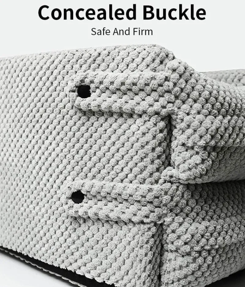 Furendo Haustierzubehör|Reinigungswerkzeuge Für Haustiere-Haustiersichere Armlehnenhalterung fürs Auto – Reisehalter für Hunde und Katzen