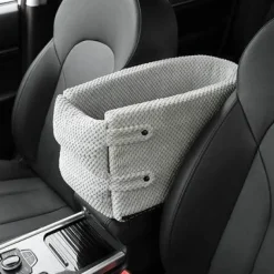 Furendo Haustierzubehör|Reinigungswerkzeuge Für Haustiere-Haustiersichere Armlehnenhalterung fürs Auto – Reisehalter für Hunde und Katzen