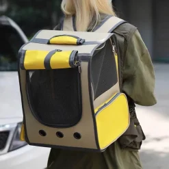 Furendo Haustierzubehör|Reinigungswerkzeuge Für Haustiere-Haustier-Tragerucksack – Atmungsaktive Reisetasche für Hunde und Katzen