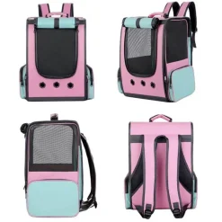 Furendo Haustierzubehör|Reinigungswerkzeuge Für Haustiere-Haustier-Tragerucksack – Atmungsaktive Reisetasche für Hunde und Katzen