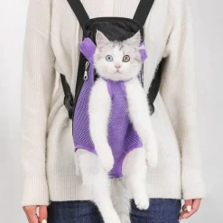 Furendo Haustierzubehör|Reinigungswerkzeuge Für Haustiere-Haustier-Tragerucksack – Atmungsaktive Reisetasche für Haustiere