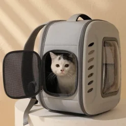 Furendo Haustierzubehör|Reinigungswerkzeuge Für Haustiere-Haustier-Tragerucksack – bequeme, atmungsaktive Reisetasche für Haustiere