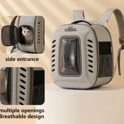 Furendo Haustierzubehör|Reinigungswerkzeuge Für Haustiere-Haustier-Tragerucksack – bequeme, atmungsaktive Reisetasche für Haustiere