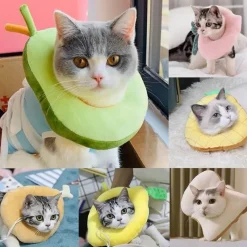 TailTrend Haustierzubehör|Haustierspielzeug-Heilendes Haustierhalsband – Weicher Genesungskegel für Hunde und Katzen