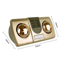 Tranquil Waters Gadgets Für Zuhause|Badezimmer-Heißluftgebläse-Wandleuchte - Badezimmerbeleuchtung