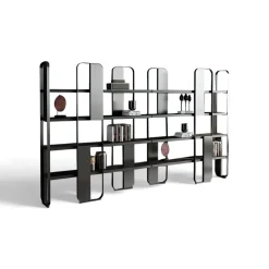 The Lounge Loft Möbel-Helmut Bücherregal – Modernes Lagerregal aus Holz