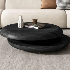 The Coffee Table Co. Möbel-Heloise Timber Couchtisch – Rustikaler Wohnzimmertisch aus Holz