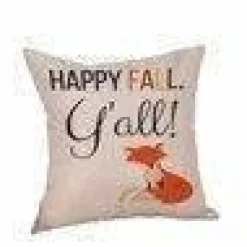 Plush Perch Bettzeug-Herbst Kissenbezüge - Happy Fall Dekohüllen