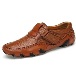 Herren Decor Herrenschuhe-Herren-Mokassins aus Leder zum Autofahren – bequeme Freizeitschuhe