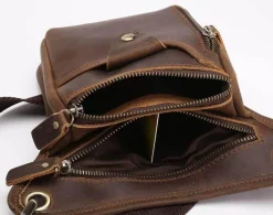 Decor Taschen & Geldbörsen-Herren-Umhängetasche aus Leder – stilvolle Reisetasche