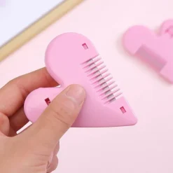 Kinder The Decor Haven Kinderwagen & Zubehör-Herzförmiger Haarschneidekamm - Professionelles Stylistenwerkzeug