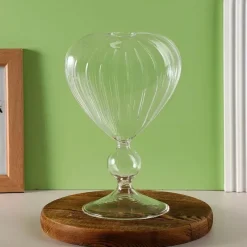 Plates u0026 More Küche & Esszimmer-Herzförmiges Glasbecher-Set – Trinkgeschirr für romantische Paare