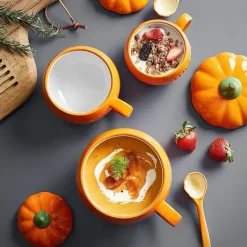 Mug Magic Wohndeko-Herz-Teekannen-Set – süße Keramik-Teekanne mit Tassen