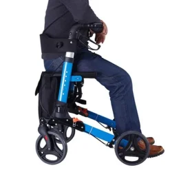 The Relaxation Nook Mobilitäts- Und Support-Tools|Gesundheits-Gadgets-Höhenverstellbarer, faltbarer Gehwagen – Tragbare Mobilitätshilfe für Senioren