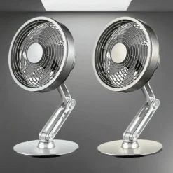 The Decor Haven Gadgets Für Zuhause-Höhenverstellbarer Mini-Tischventilator – Kompakter Turbo-Kühlventilator
