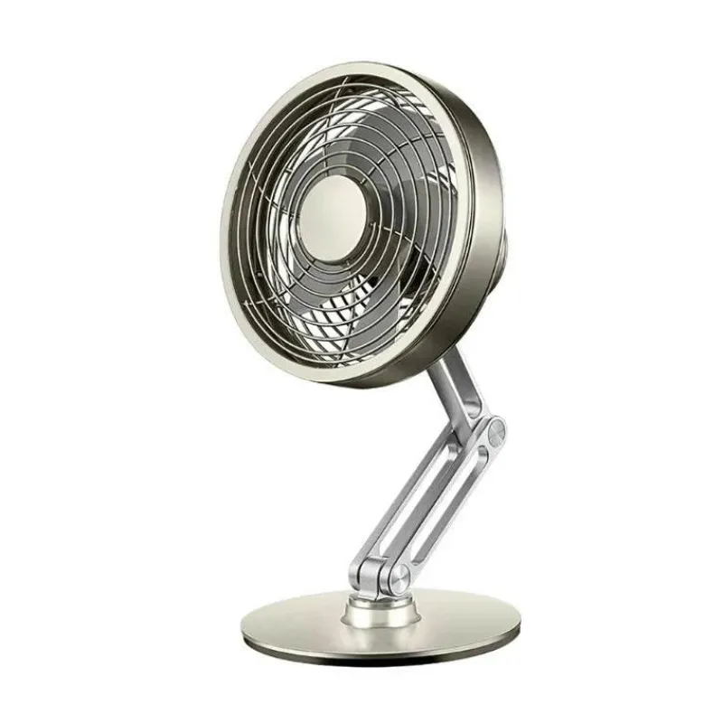 The Decor Haven Gadgets Für Zuhause-Höhenverstellbarer Mini-Tischventilator – Kompakter Turbo-Kühlventilator