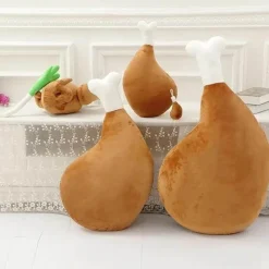 The Gilded Nest Babyspielzeug|Bettzeug-Hühnerbein-Plüschkissen - Weiches Plüschkissen