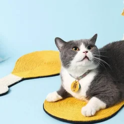 TailTrend Haustierspielzeug-Hühnerkeulen-Kratzbaum – Interaktives Spielzeug für Katzen