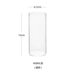 Plates u0026 More Küche & Esszimmer-Highball-Becher-Set aus klarem Glas für Cocktails und Getränke