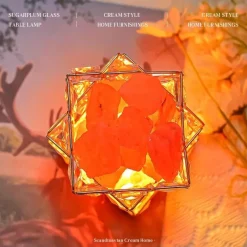 Bright Accents Beleuchtung-Himalaya-Salzlampe – quadratische Kristallsalzlampe