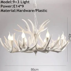 Comfort u0026 Style Beleuchtung-Hirschhorn-Pendelleuchte - Leuchte im amerikanischen Loft-Stil