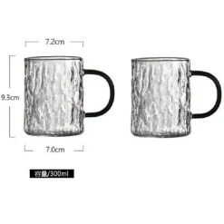 Plates u0026 More Küche & Esszimmer-Hitzebeständige Glasbecher – Japanisches Kaffee- und Safttrinkgeschirr