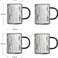 Plates u0026 More Küche & Esszimmer-Hitzebeständige Glasbecher – Japanisches Kaffee- und Safttrinkgeschirr