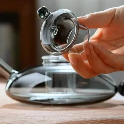 Brew Bliss Küche & Esszimmer-Hitzebeständige Glasteekanne - Elegantes, ästhetisches Gebräu