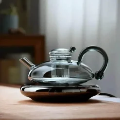 Brew Bliss Küche & Esszimmer-Hitzebeständige Glasteekanne - Elegantes, ästhetisches Gebräu