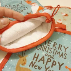 The Culinary Kit Küche & Esszimmer-Hitzebeständige Ofenhandschuhe für Weihnachten – Backhandschuhe für die Feiertage