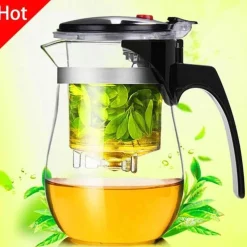 The Cozy Mug Küche & Esszimmer-Hitzebeständige Teekanne aus Glas – Teekanne in Premiumqualität