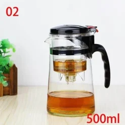 The Cozy Mug Küche & Esszimmer-Hitzebeständige Teekanne aus Glas – Teekanne in Premiumqualität