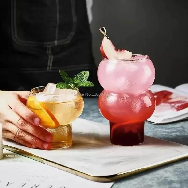 Plates u0026 More Küche & Esszimmer-Hitzebeständiger Cold Brew-Kaffeebecher aus Glas – perfekt für Milchlattes und Sprudelwasser