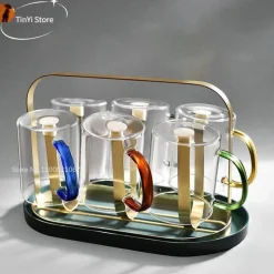 Plates u0026 More Küche & Esszimmer-Hitzebeständiger Glasbecher mit Henkel – Vielseitiges Trinkgefäß für heiße und kalte Getränke