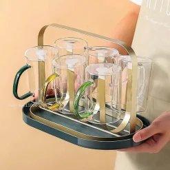 Plates u0026 More Küche & Esszimmer-Hitzebeständiger Glasbecher mit Henkel – Vielseitiges Trinkgefäß für heiße und kalte Getränke