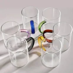 Plates u0026 More Küche & Esszimmer-Hitzebeständiger Glasbecher mit Henkel – Vielseitiges Trinkgefäß für heiße und kalte Getränke