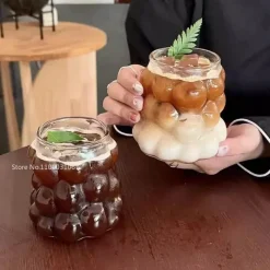 Plates u0026 More Küche & Esszimmer-Hitzebeständiges Becherset aus klarem Glas – Krüge für Kaffee, Tee, Saft und Bier