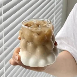 Plates u0026 More Küche & Esszimmer-Hitzebeständiges Becherset aus klarem Glas – Krüge für Kaffee, Tee, Saft und Bier