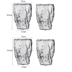 Plates u0026 More Küche & Esszimmer-Hitzebeständiges Glasset – Vielseitige Kaffee-, Wein-, Whiskey- und Teegläser