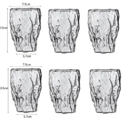 Plates u0026 More Küche & Esszimmer-Hitzebeständiges Glasset – Vielseitige Kaffee-, Wein-, Whiskey- und Teegläser