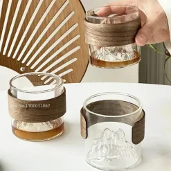 Plates u0026 More Küche & Esszimmer-Hitzebeständiges Guanshan-Kaffeetassen-Set im Vintage-Stil – elegantes Trinkgeschirr aus Glas