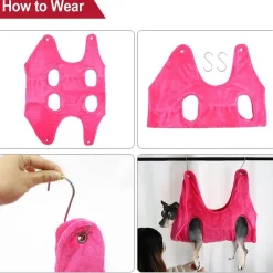 Furendo Haustierzubehör|Reinigungswerkzeuge Für Haustiere-Hängematte für die Tierpflege – Praktische Hilfe bei der Fellpflege von Katzen und Hunden