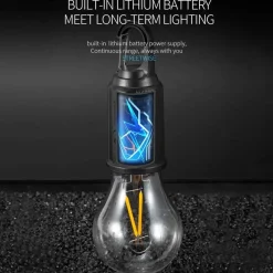 Adventure Basecamp Camping Im Freien|Outdoor & Garten-Hängende Glühlampen - Dekorative Außenbeleuchtung