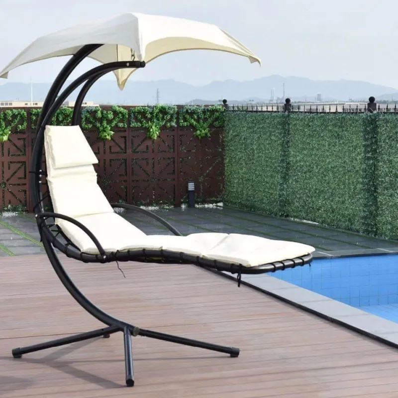 Nomad Gear Camping Im Freien|Outdoor & Garten-Hängender Chaiselongue-Sessel - Arc Stand Swing Hängematte