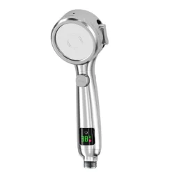 The Blissful Bath Badezimmer-Hochdruck-Duschkopf - Regenduschkopf mit Temperaturanzeige